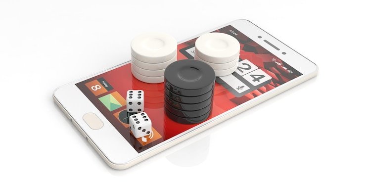 Payout table display showing hand rankings and odds